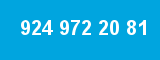 924 972 20 81 924 972 20 81